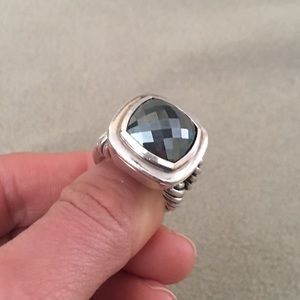 David Yurman Albion Hematite ring